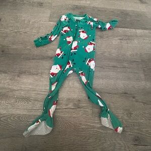 2T cotton zipper Santa Jammie’s